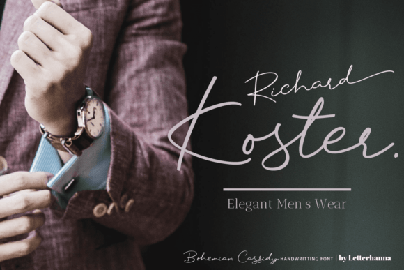 Bohemian Cassidy Font Poster 4