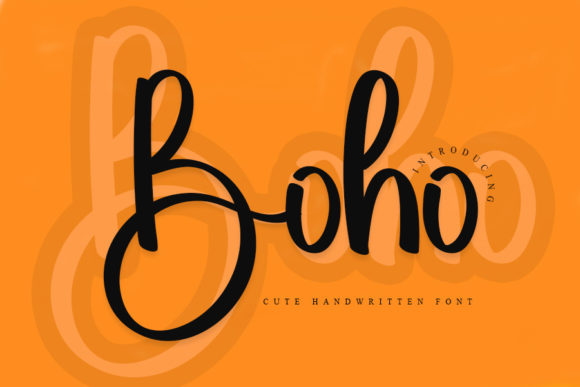 Boho Font Poster 1