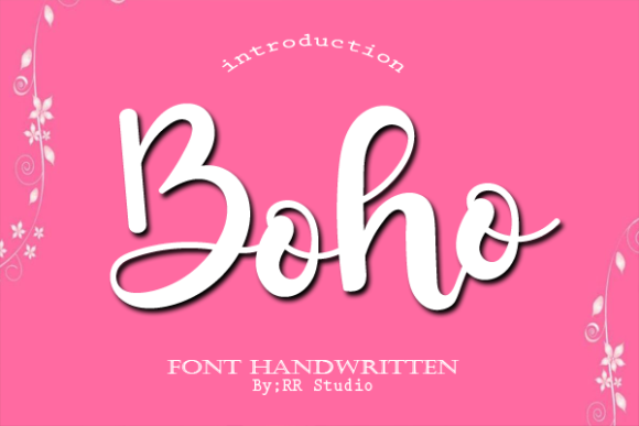 Boho Font Poster 1