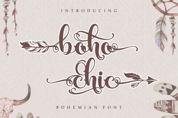 Boho Chic Font Poster 2