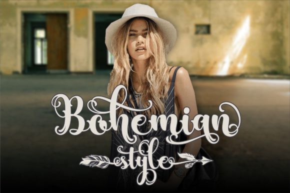 Boho Chic Font Poster 3