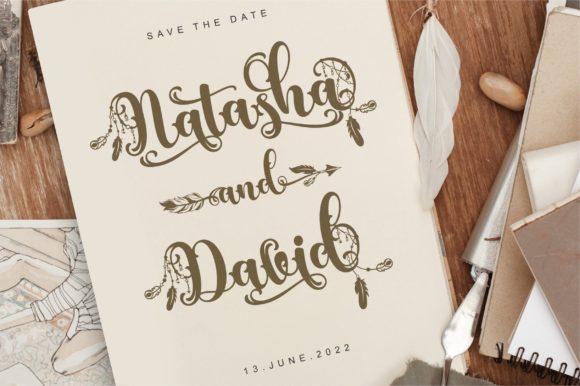 Boho Chic Font Poster 4