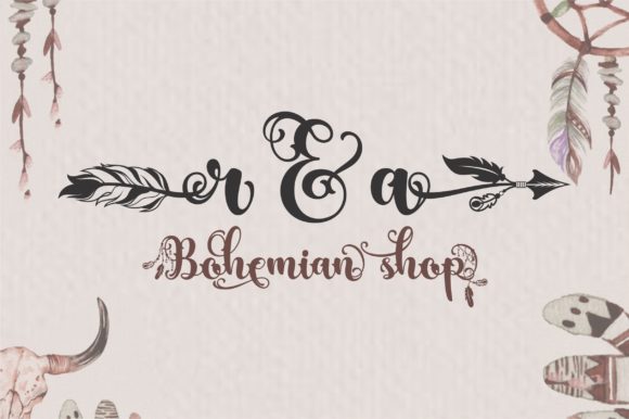 Boho Chic Font Poster 8
