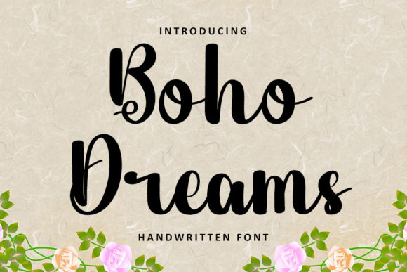Boho Dreams Font Poster 1