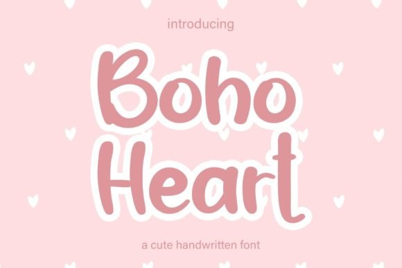 Boho Heart Font