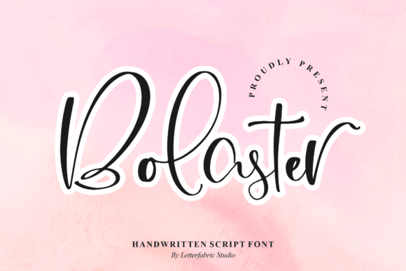 Bolaster Font Poster 1