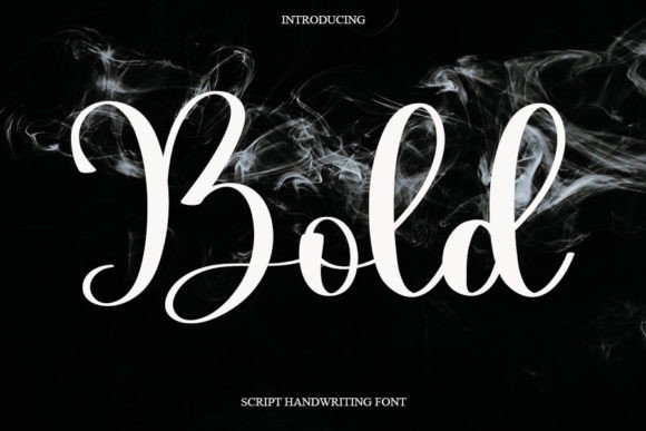 Bold Font Poster 1