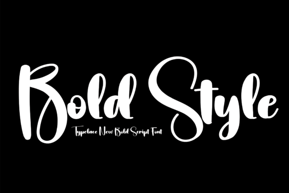 Bold Style Font Poster 1