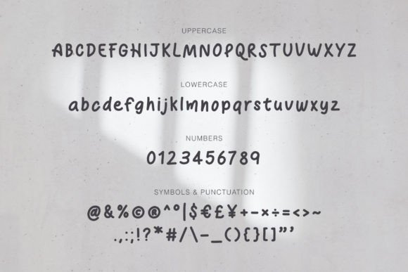 Boldline Font Poster 2