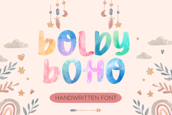 Boldy Boho Font