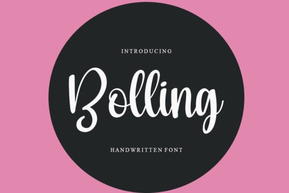 Bolling Font Poster 1