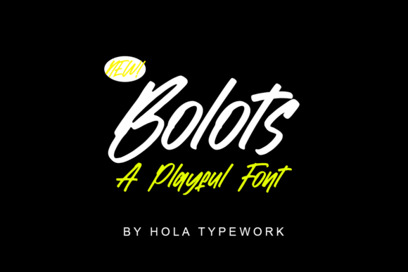 Bolots Font Poster 1