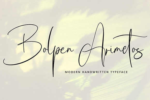 Bolpen Arimetos Font