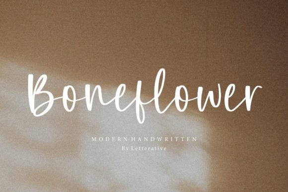 Boneflower Font Poster 1