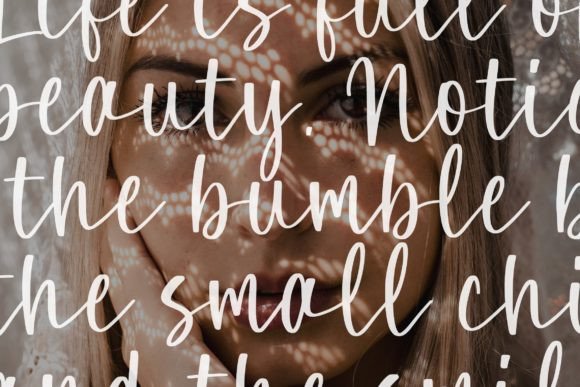 Boneflower Font Poster 3