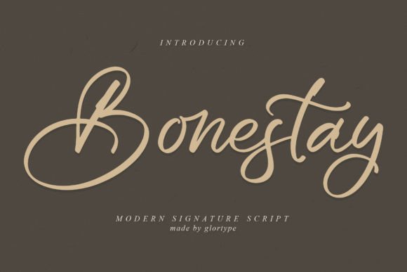 Bonestay Font Poster 1