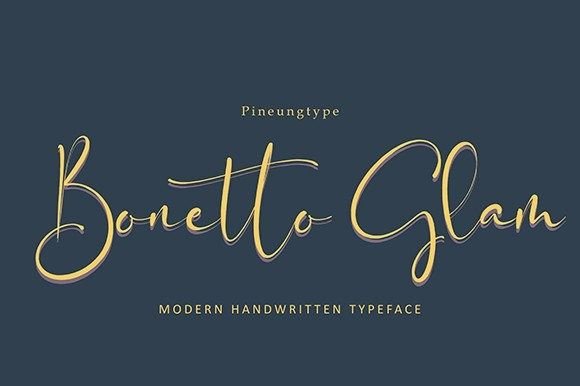 Bonetto Glam Font