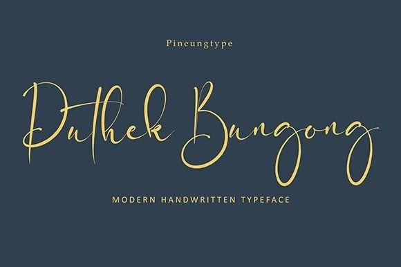Bonetto Glam Font Poster 5