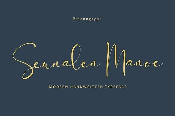 Bonetto Glam Font Poster 8
