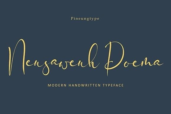 Bonetto Glam Font Poster 9