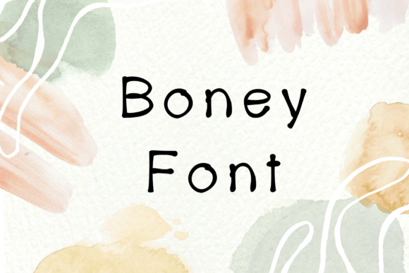 Boney Font Poster 1