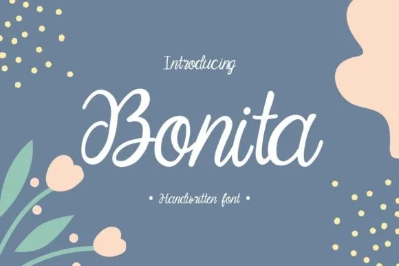 Bonita Font Bonita Font Poster 1