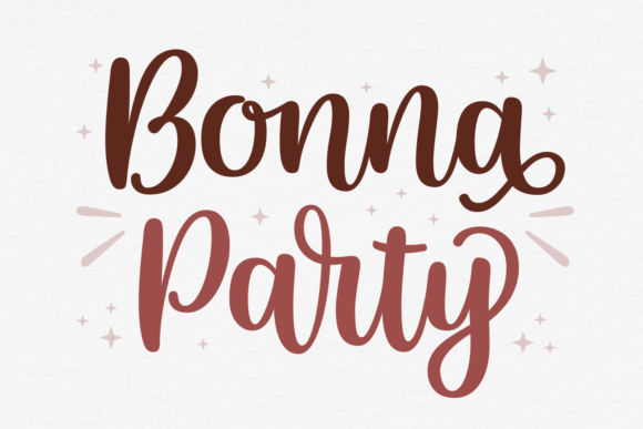 Bonna Party Font Poster 1