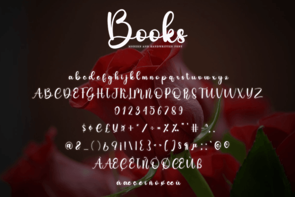 Books Font Poster 5