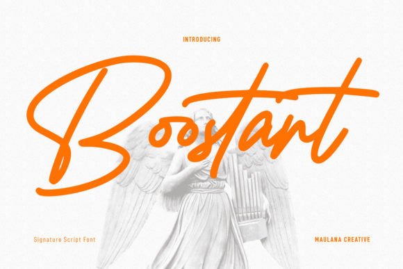 Boostart Font Poster 1