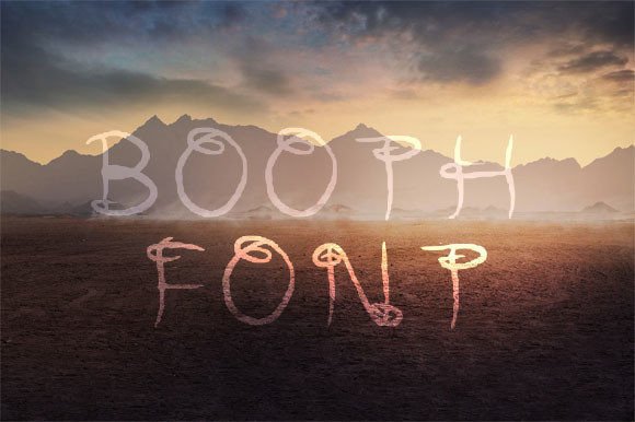 Booth Font Poster 1