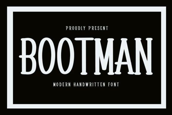 Bootman Font Poster 1