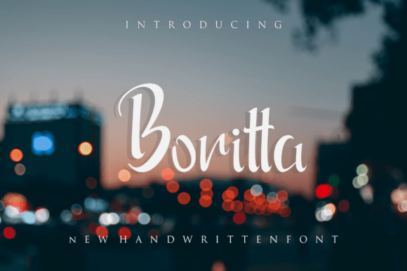 Boritta Font Poster 1