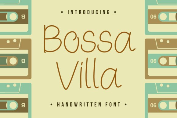Bossa Villa Font Poster 1