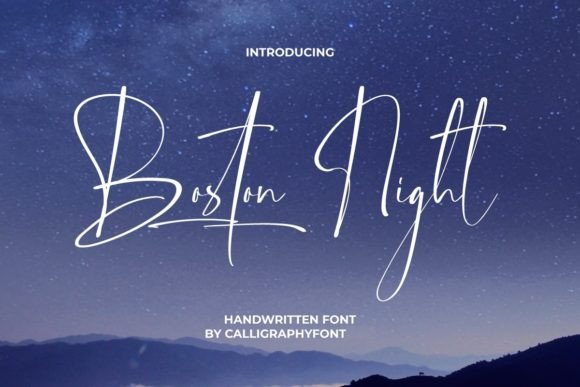 Boston Night Font