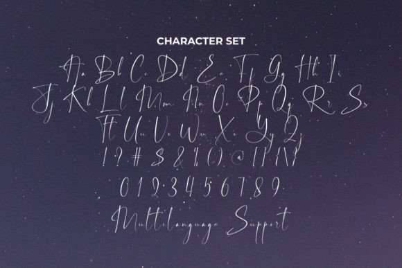 Boston Night Font Poster 3