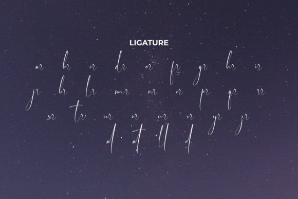 Boston Night Font Poster 5