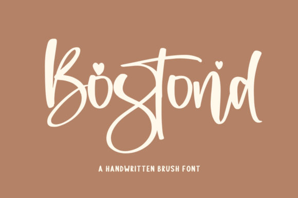 Bostond Font Poster 1