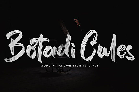 Botadi Cules Font Poster 1