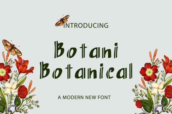 Botani Botanical Font Poster 1