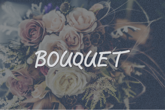 Bouquet Font Poster 1