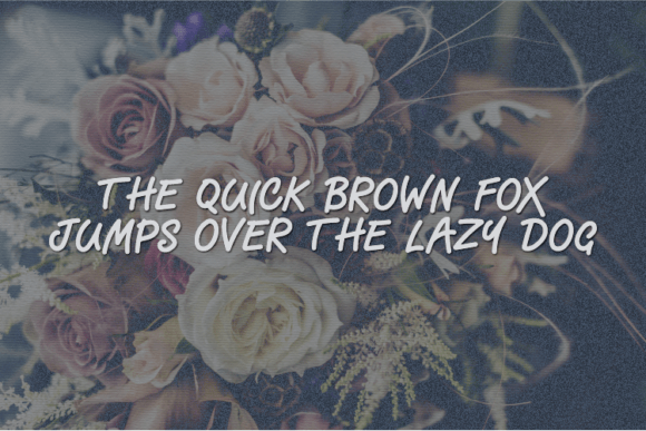 Bouquet Font Poster 4