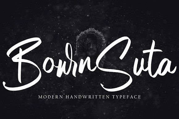 Bourn Suta Font Poster 1