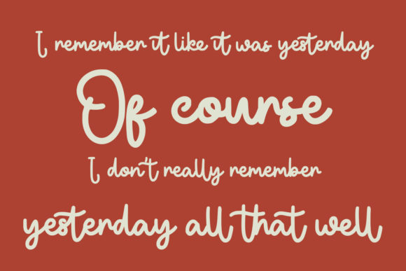 Boy Flare Font Poster 7