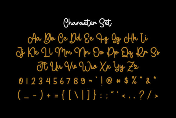 Boy Flare Font Poster 9