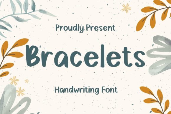 Bracelets Font Poster 1