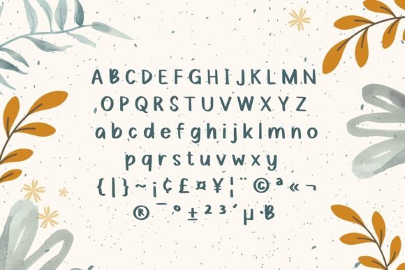 Bracelets Font Poster 2
