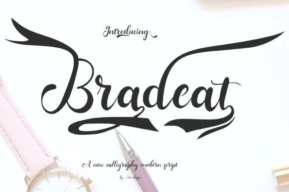 Bradeat Font