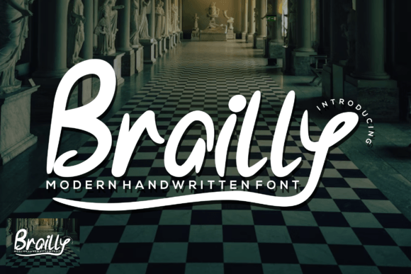 Brailly Font Poster 1