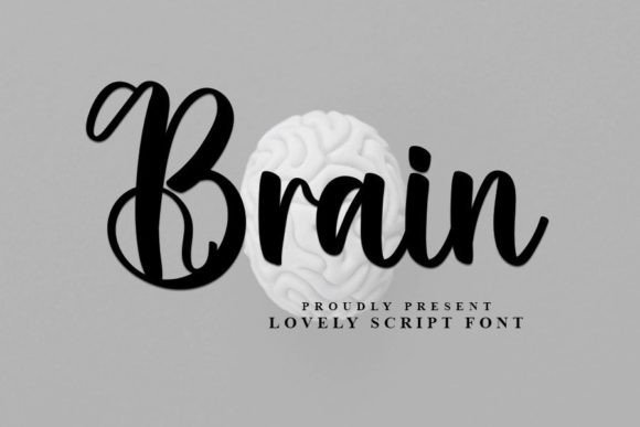 Brain Font Poster 1
