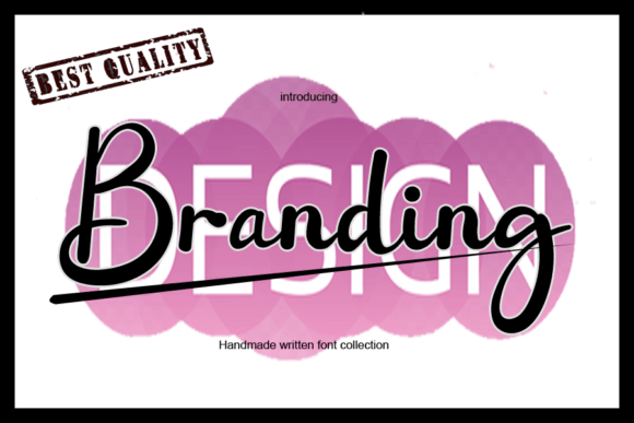 Branding Font Poster 1